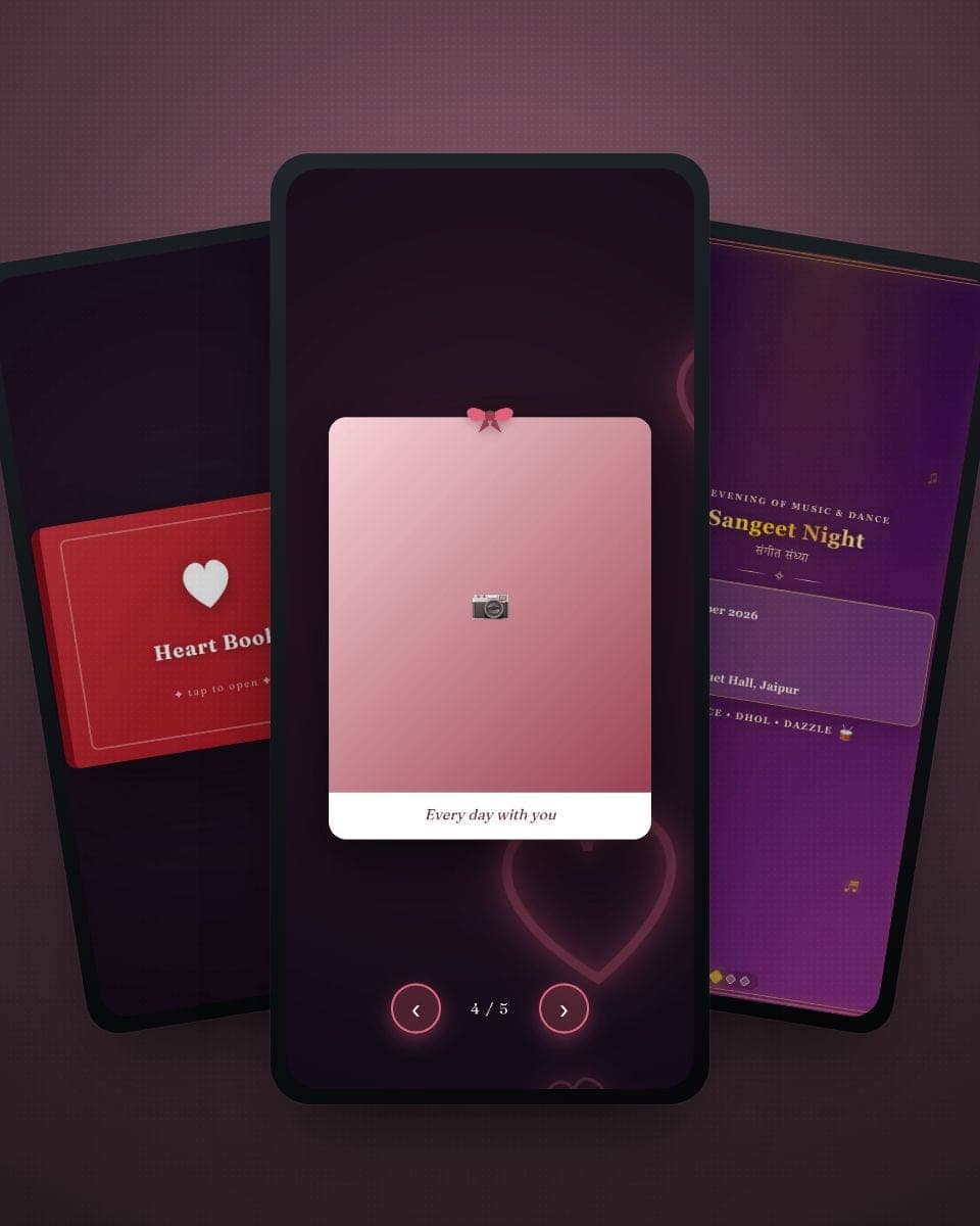 Digital Wedding Invitations: A Complete 2026 Guide — real MomentoCard cards