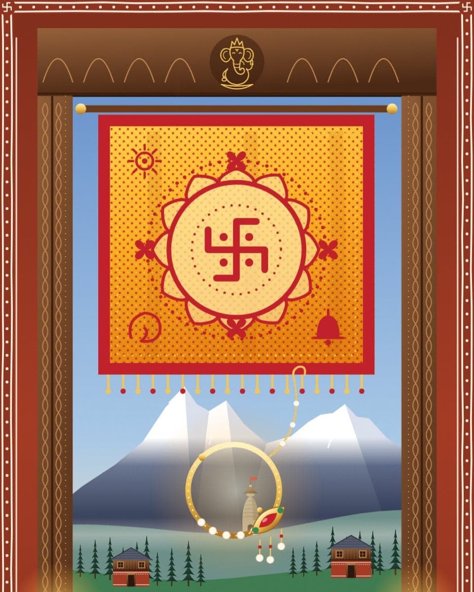 Kumaoni Wedding Invitation Card: Aipan, Rituals & Wording (2026 Guide) — real MomentoCard cards