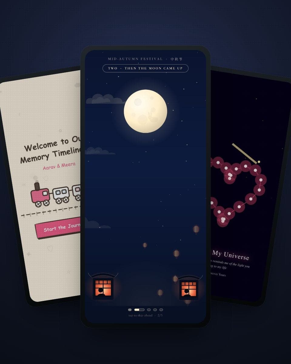 100+ Mid-Autumn Festival Wishes & Messages (English + Chinese) — real MomentoCard cards