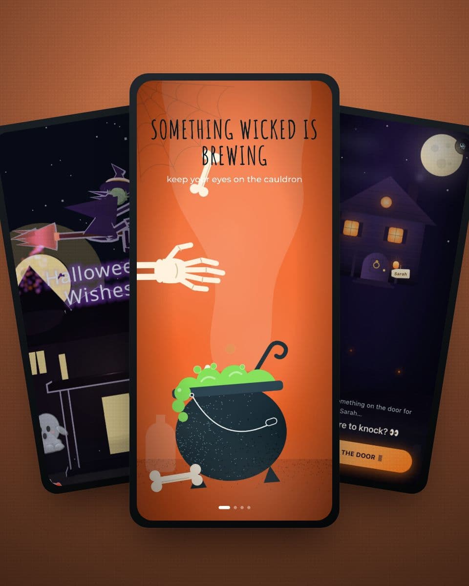 40 Scary Halloween Messages & Prank Ideas (2026) — real MomentoCard cards